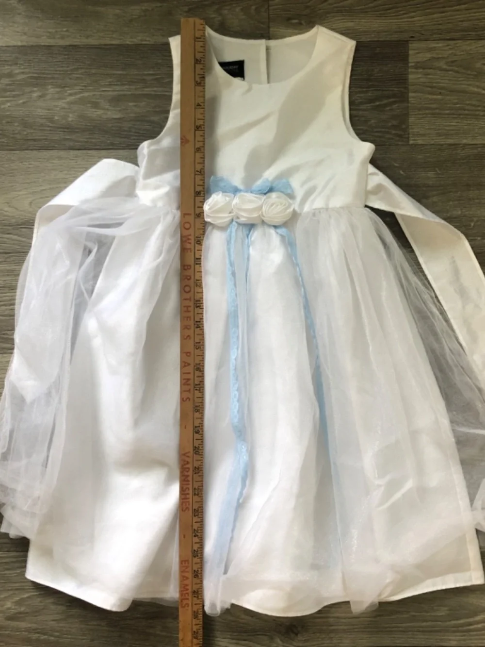 Holiday Editions 5T white flower girl wedding dress Easter